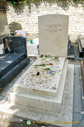 Grave of Jean Paul Sartre and Simone de Beauvoir